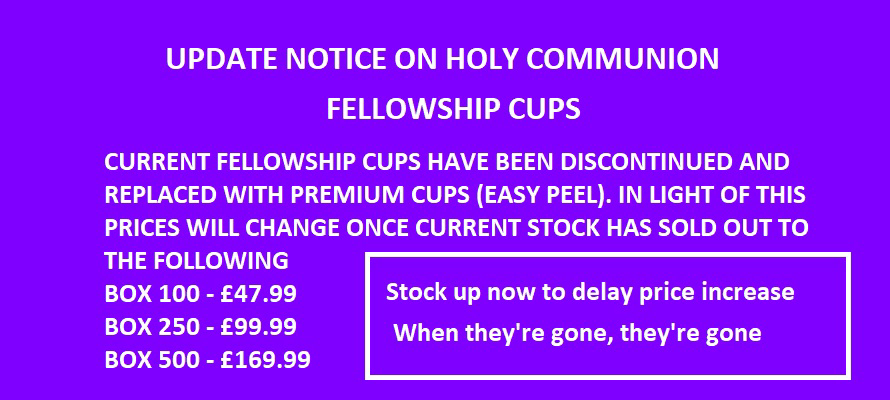 Notice - Fellowship Cups